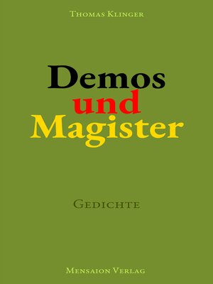 cover image of Demos und Magister